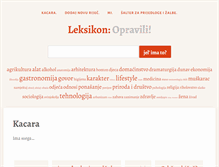 Tablet Screenshot of leksikon.thinking-garment.com